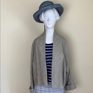Maralyce Ferree linen kimono style jacket L